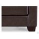Kathleen Caramel Brown Leather 84" Sofa with Nailhead Trim