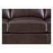 Kathleen Caramel Brown Leather 84" Sofa with Nailhead Trim