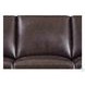 Kathleen Caramel Brown Leather 84" Sofa with Nailhead Trim