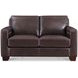 Kathleen Brown Leather 60" Loveseat