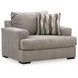 Jasmine Grove Fossil Upholstered Chair and A Half with Pillow