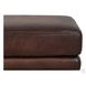Danforth Caramel Leather Upholstered Rectangular Ottoman