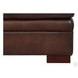 Danforth Caramel Leather Upholstered Rectangular Ottoman