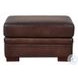 Danforth Caramel Leather Upholstered Rectangular Ottoman