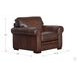 Danforth Caramel Leather Upholstered Accent Chair