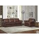 Danforth Caramel Leather Upholstered Accent Chair