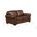 Danforth Caramel Leather 70" Loveseat