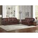 Danforth Caramel Leather 70" Loveseat