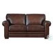Danforth Caramel Top Grain Leather Loveseat