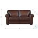 Danforth Caramel Top Grain Leather Loveseat
