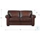Danforth Caramel Leather 70" Loveseat