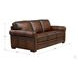 Danforth Caramel Leather 95" Sofa
