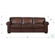 Danforth Caramel Top Grain Leather Sofa