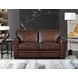 Danforth Caramel Leather 70" Loveseat