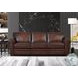 Danforth Caramel Leather 95" Sofa