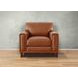 Halwyn Nutmeg Leather Upholstered Accent Chair