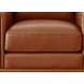 Halwyn Nutmeg Leather Upholstered Accent Chair
