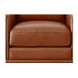 Halwyn Nutmeg Leather Upholstered Accent Chair