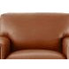 Halwyn Nutmeg Leather Upholstered Accent Chair