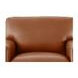 Halwyn Nutmeg Leather Upholstered Accent Chair