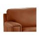 Halwyn Nutmeg Leather Upholstered Accent Chair