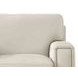Halwyn Vanilla Leather Upholstered Accent Chair
