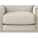 Halwyn Vanilla Leather Upholstered Accent Chair