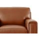 Halwyn Nutmeg Leather 65" Loveseat