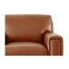 Halwyn Nutmeg Leather 65" Loveseat