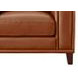 Halwyn Nutmeg Leather 65" Loveseat