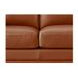 Halwyn Nutmeg Leather 65" Loveseat