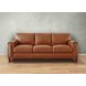 Halwyn Nutmeg Leather 89" Sofa