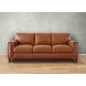 Halwyn Nutmeg Leather Living Room Set