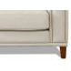 Halwyn Vanilla Leather 89" Sofa