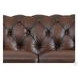 Waverly Caramel Leather 68" Loveseat with Nailhead Trim