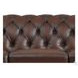 Waverly Caramel Leather 91" Sofa with Nailhead Trim