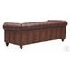 Waverly Caramel Leather 91" Sofa with Nailhead Trim