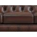 Waverly Caramel Leather 4 Piece Modular Sectional with Nailhead trim