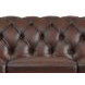 Waverly Caramel Leather 4 Piece Modular Sectional with Nailhead trim