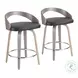 Grotto Black Counter Height Stool Set Of 2