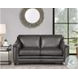 Bexley Ash Leather 67" Loveseat with Nailhead Trim