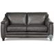 Bexley Ash Leather 67" Loveseat with Nailhead Trim