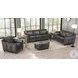 Bexley Ash Leather 67" Loveseat with Nailhead Trim