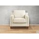 Isla Vanilla Leather Upholstered Accent Chair