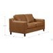 Isla Cognac Leather 60" Loveseat