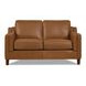 Isla Cognac Leather 60" Loveseat