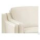 Isla Vanilla Leather Upholstered Accent Chair