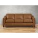 Isla Cognac Leather 84" Sofa