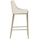 Landmark Monument Oatmeal Upholstered Bar Stool