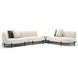 Madera Oatmeal 4 Piece Modular Corner L Sectional